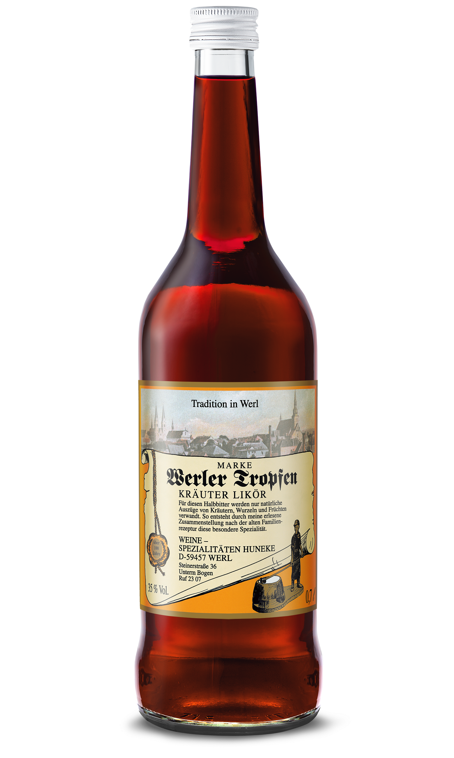 Werler-Tropfen-Gradhals Werler Tropfen